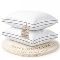 Standard Size White Bed Pillows Set of 2 F86866