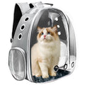 Grey Ventilated Cat Backpack Carrier X6488
