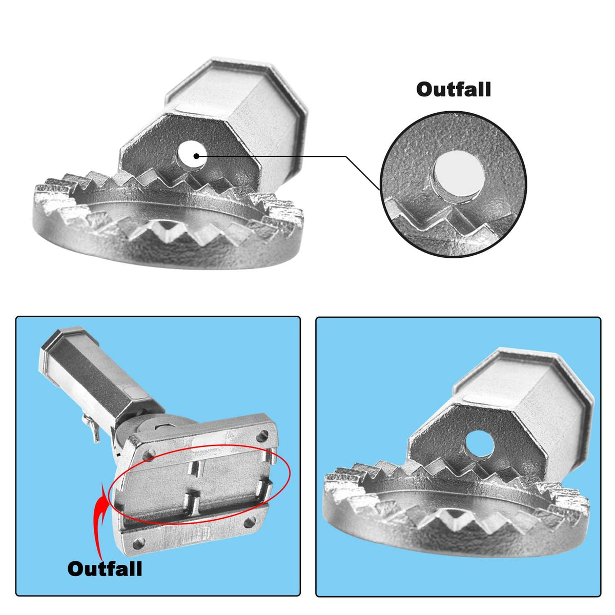 Stainless Steel Multi-Position Flag Pole Holder K7220