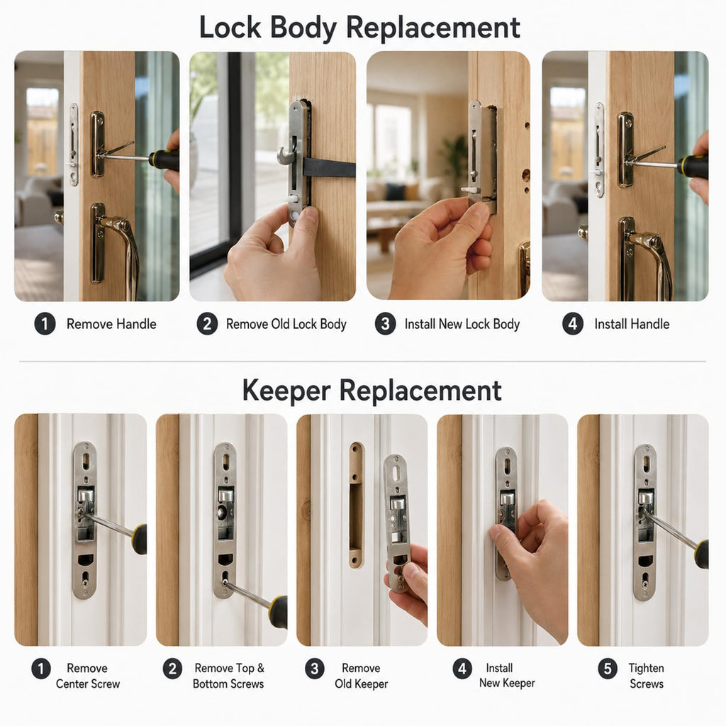 Sliding Door Lock Replacement Kit H73145