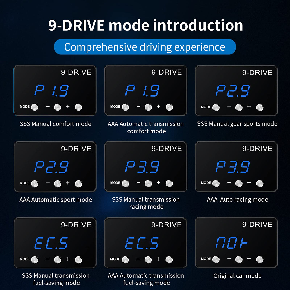 9 Drive Modes Electronic Accelerator C240