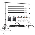 Adjustable Photo Backdrop Stand 9ft x 10ft with Carry Bag Q107
