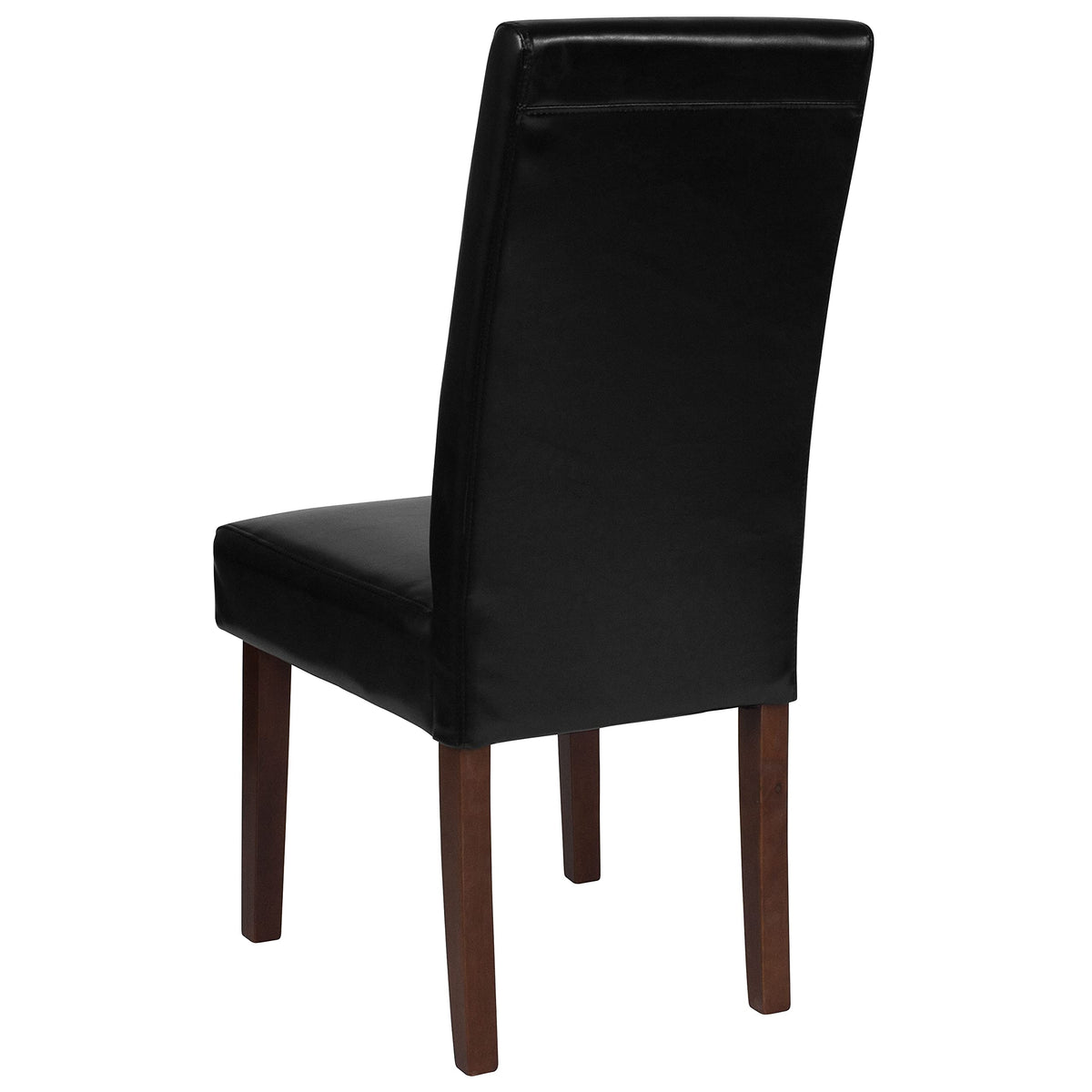 Black Faux Leather Parsons Chair R2897