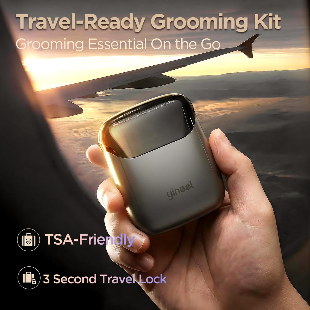 Portable Mini Electric Foil Shaver with Case P20586