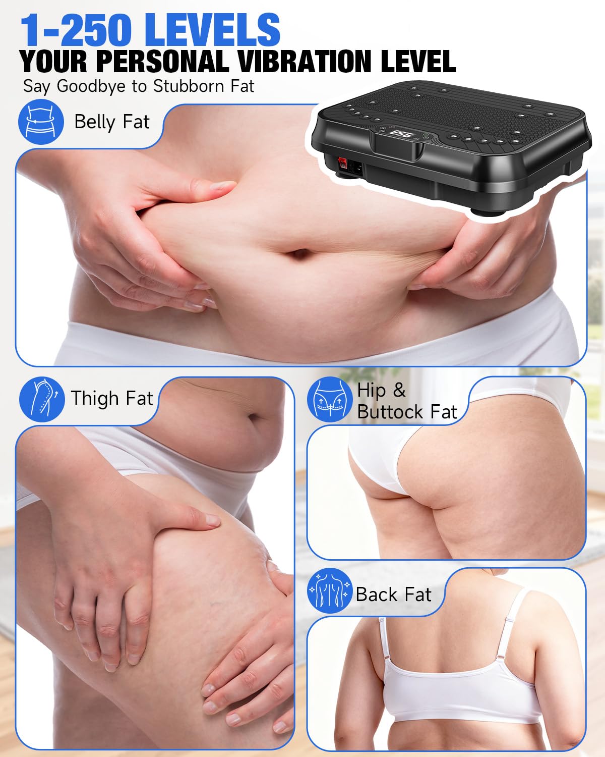 Vibration Plate Exercise Machine O240314