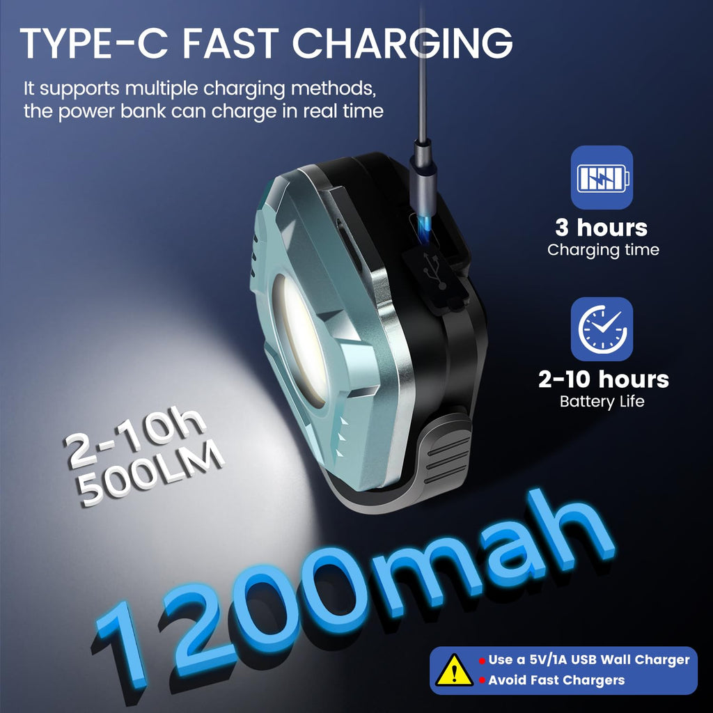 Rechargeable 500 Lumens Magnetic Work Light T39141