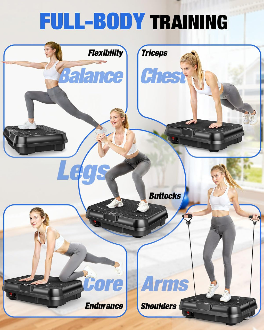 Vibration Plate Exercise Machine O240314