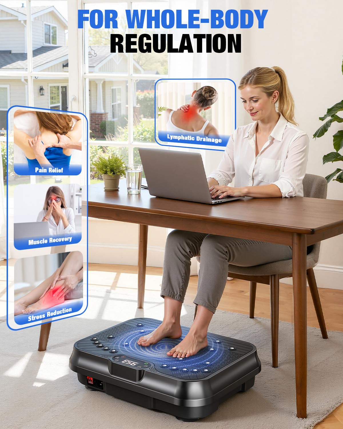 Vibration Plate Exercise Machine O240314
