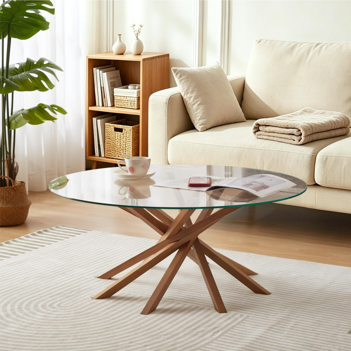 Glass Coffee Table Q122