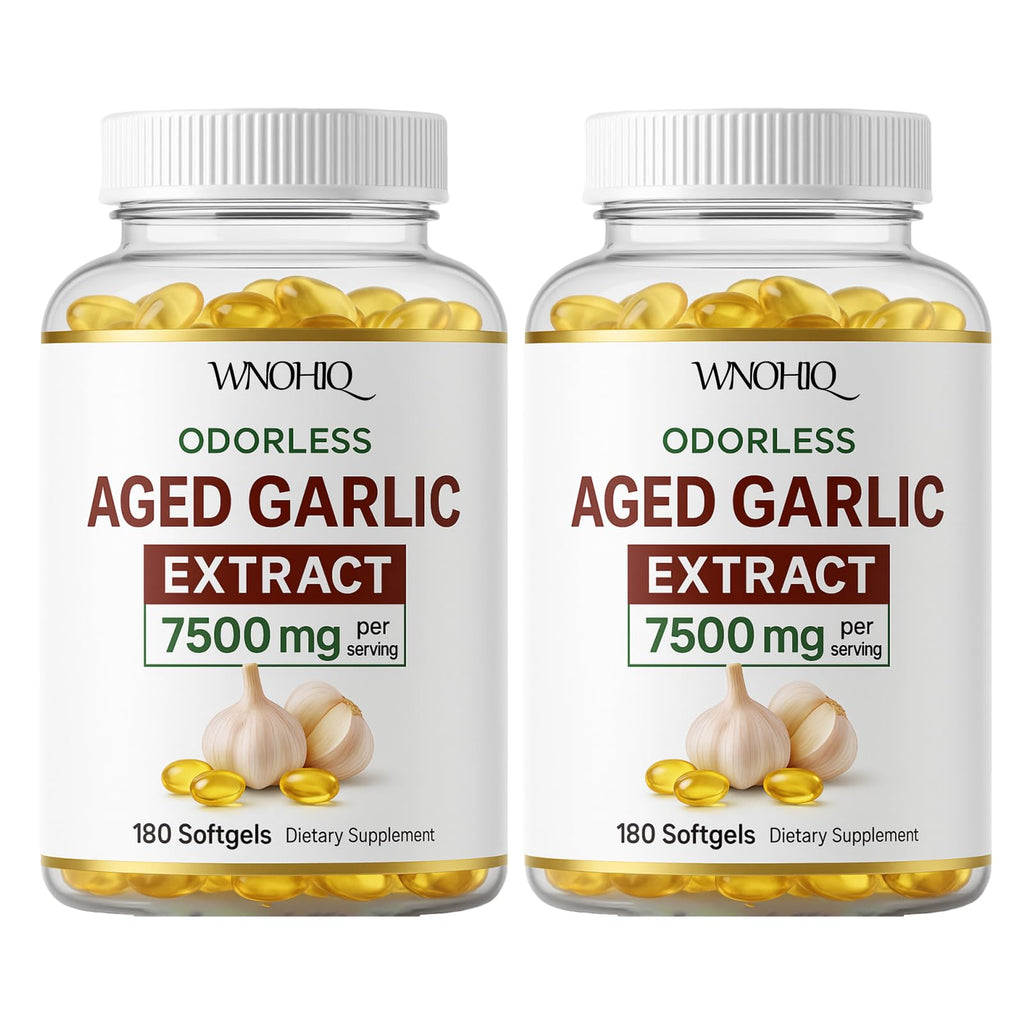 Aged Garlic Extract 360 Softgels Organic Non-GMO Gluten-Free H40703