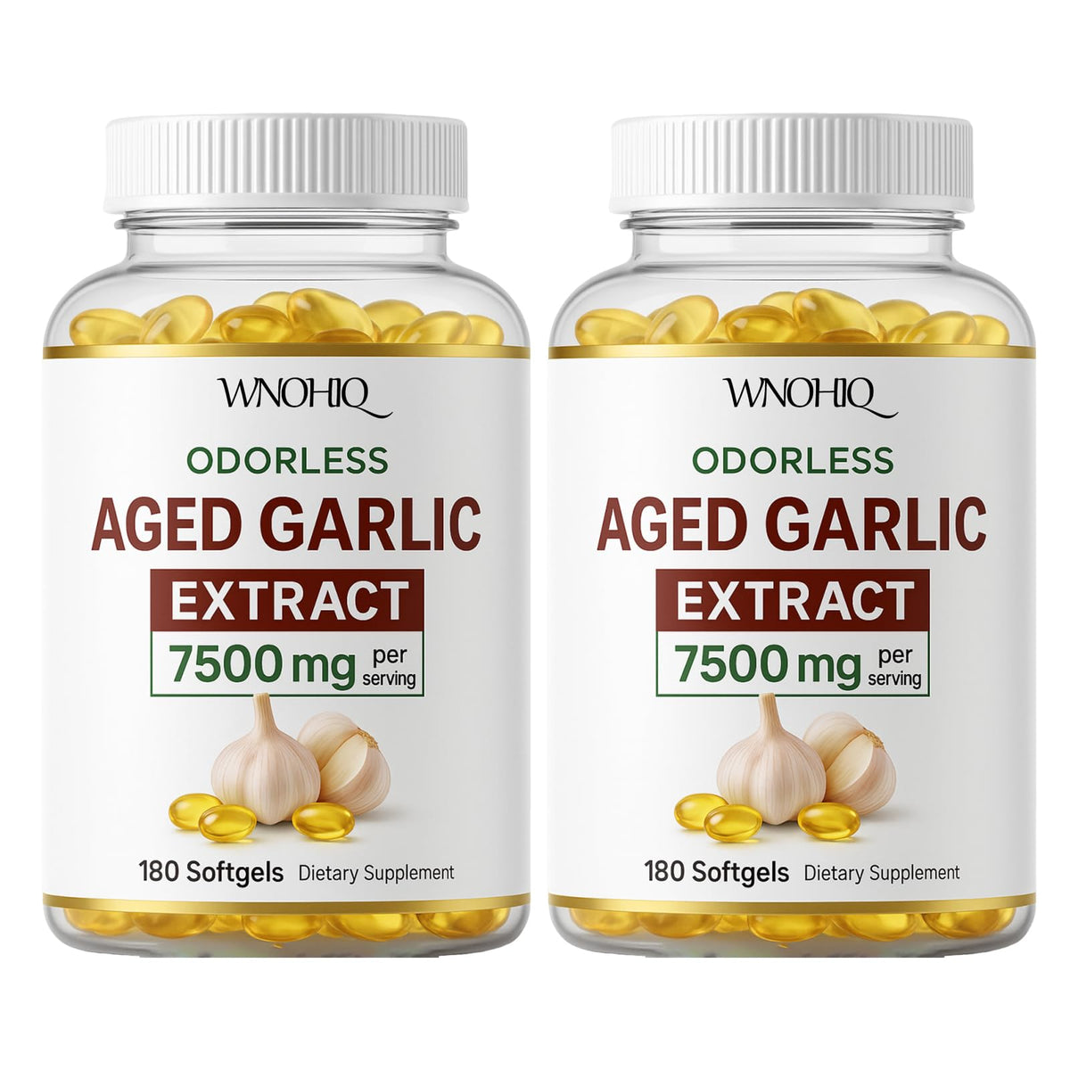 Aged Garlic Extract 360 Softgels Organic Non-GMO Gluten-Free H40703
