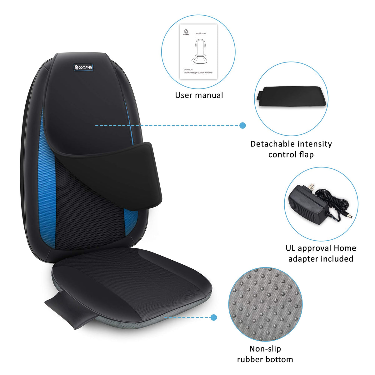 Shiatsu Back Massager with Heat P787818