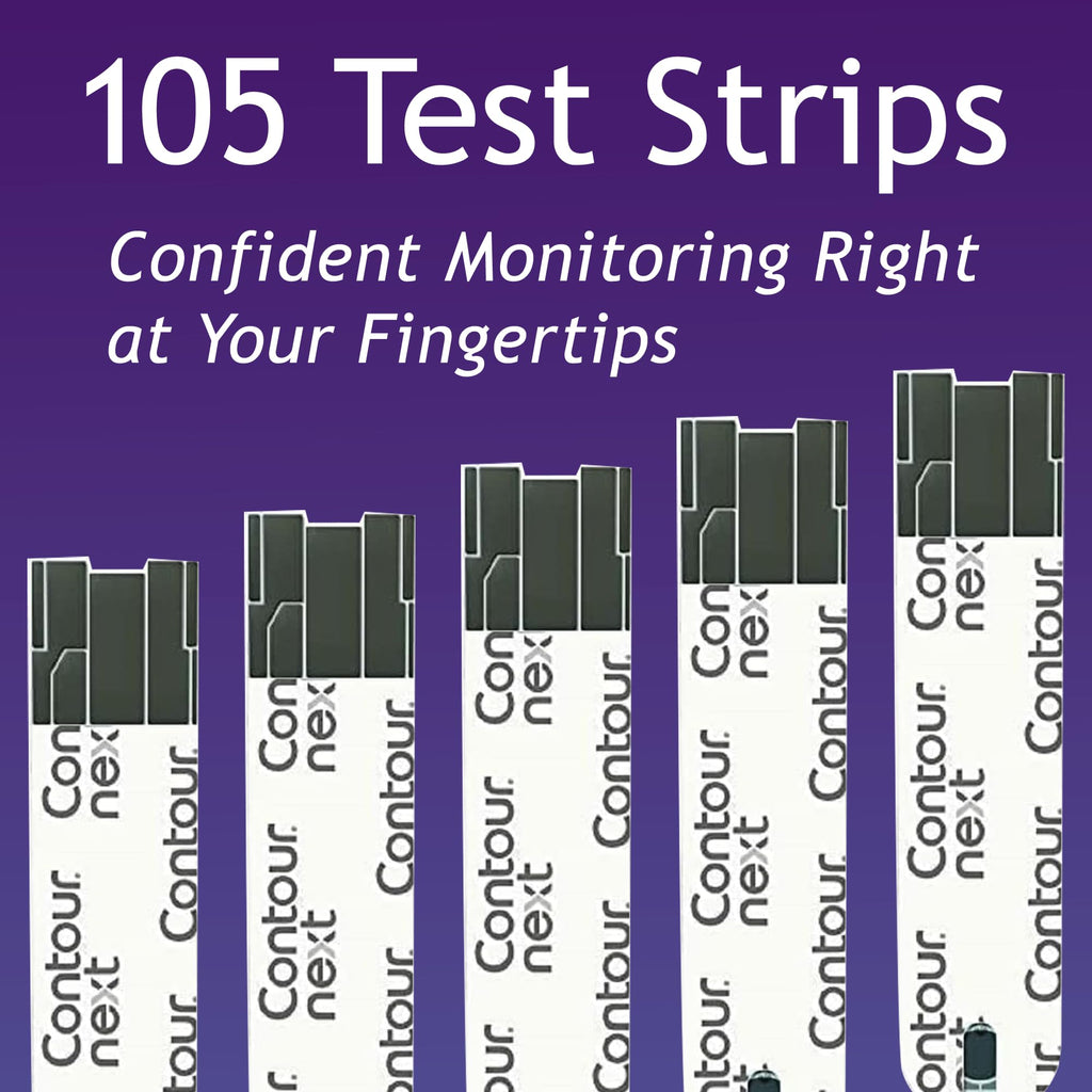 Blood Glucose Test Strips 105 Count A1151