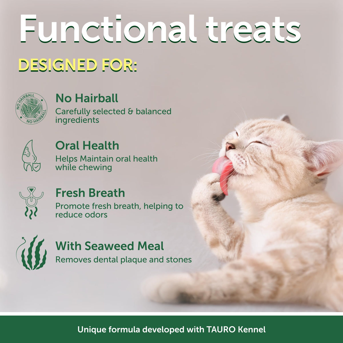 Cat Dental Treats Poultry 2.64oz P313
