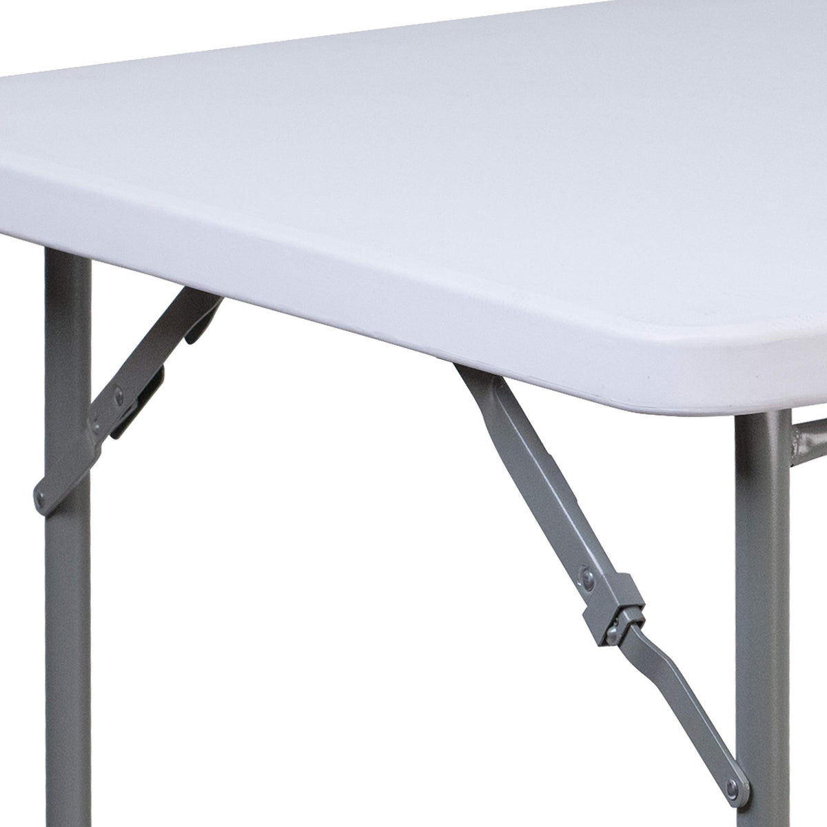 Square Granite White Plastic Game Table O8134