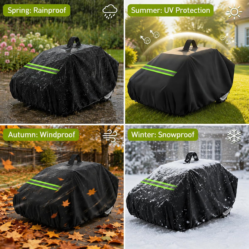 Robot Lawn Mower Cover 600D Oxford Fabric with Reflective Strip Orange E797114