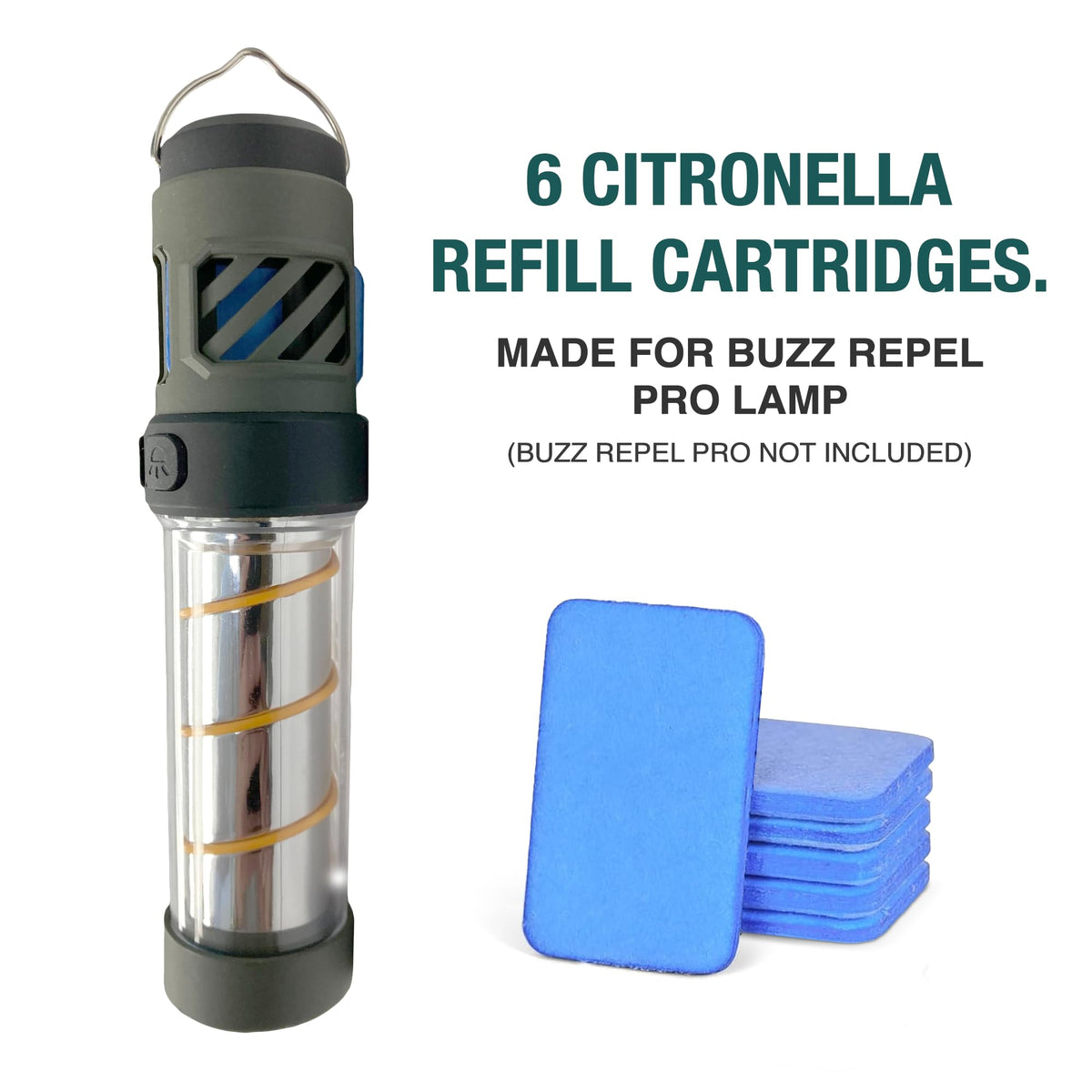Mosquito Repellent Outdoor Lantern with 6 Citronella Refills D814