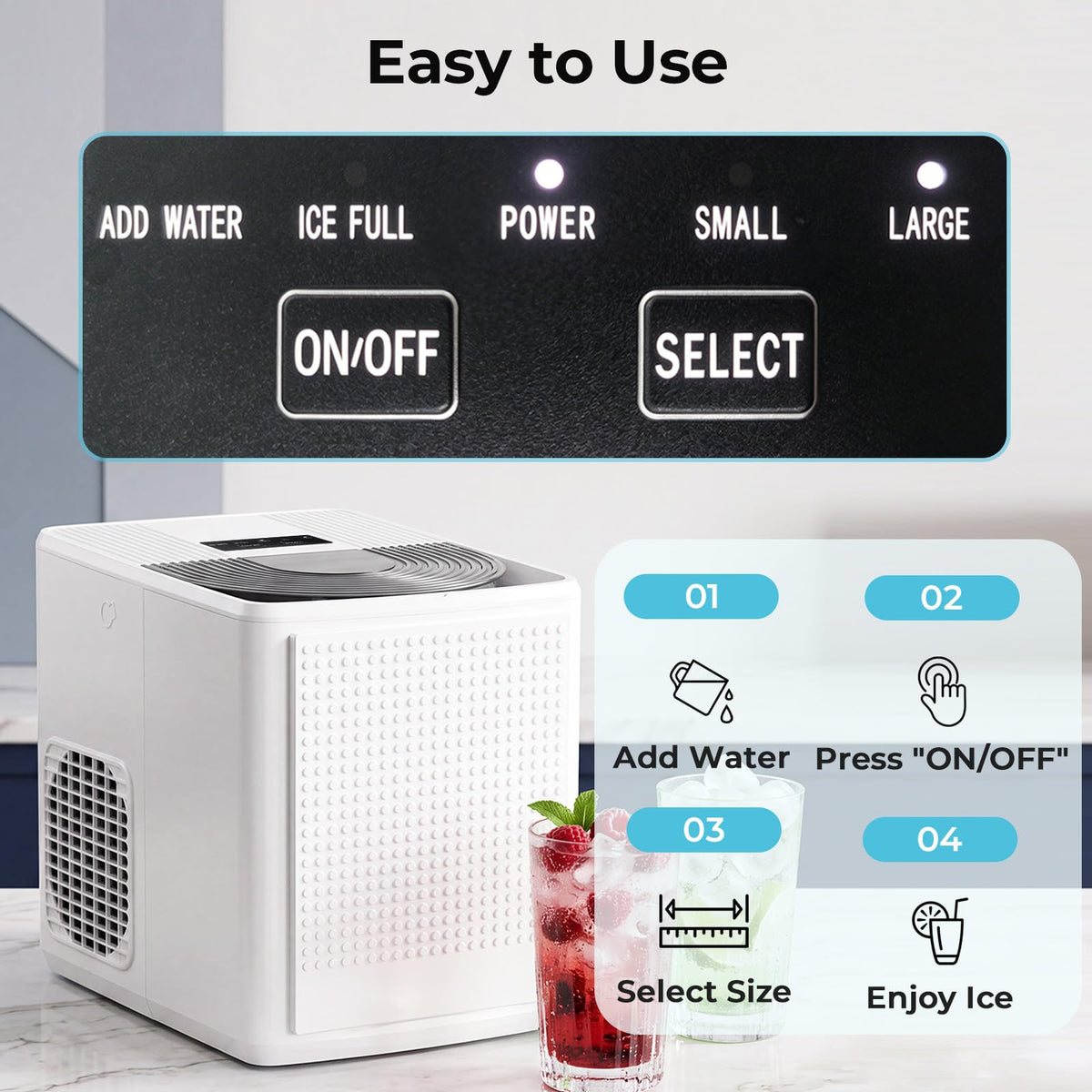 Bullet Ice Maker Countertop N463