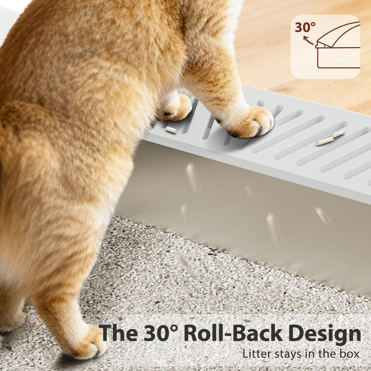 Stainless Steel Litter Box with Lid I876