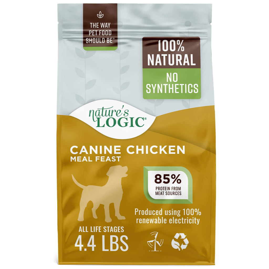 Dry Dog Food Chicken Meal Kibble 4.4 lb A4607