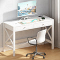 39.4 Inches Computer Desk with 2 Drawers I598
