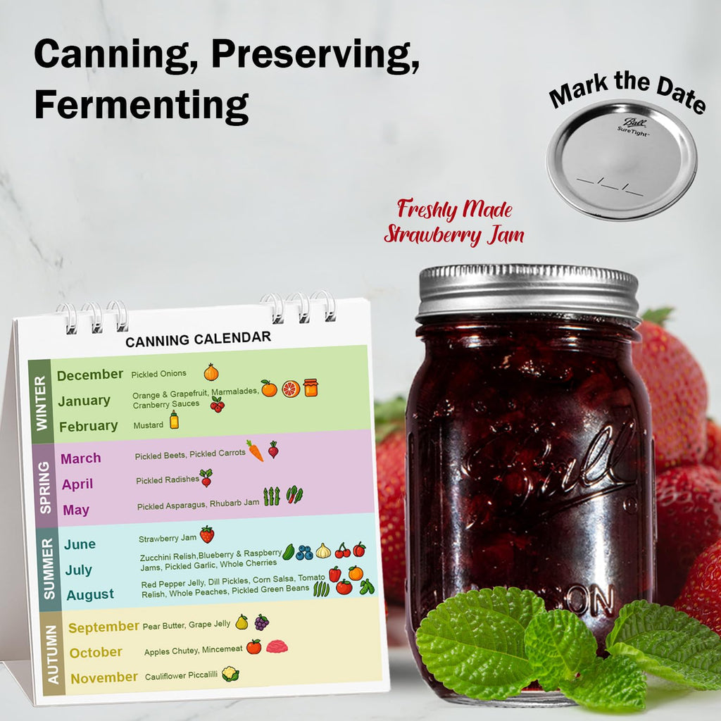 16 oz. Regular Mouth Mason Jars 12 Pack with Airtight Lids and Bands J19793