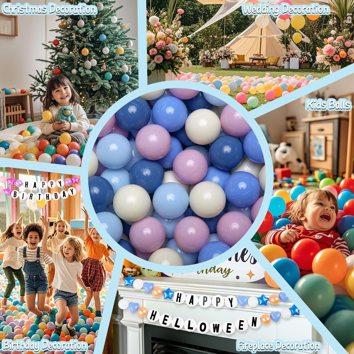 Cream Ball Pit Balls 100 Balls 2.2 Inch K33210