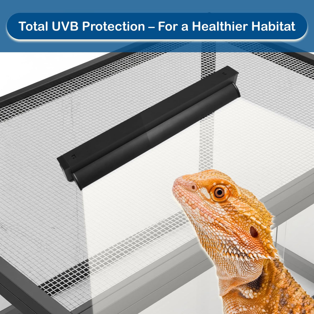 8W 10.0 UVB Reptile Light Fixture Kit D1725