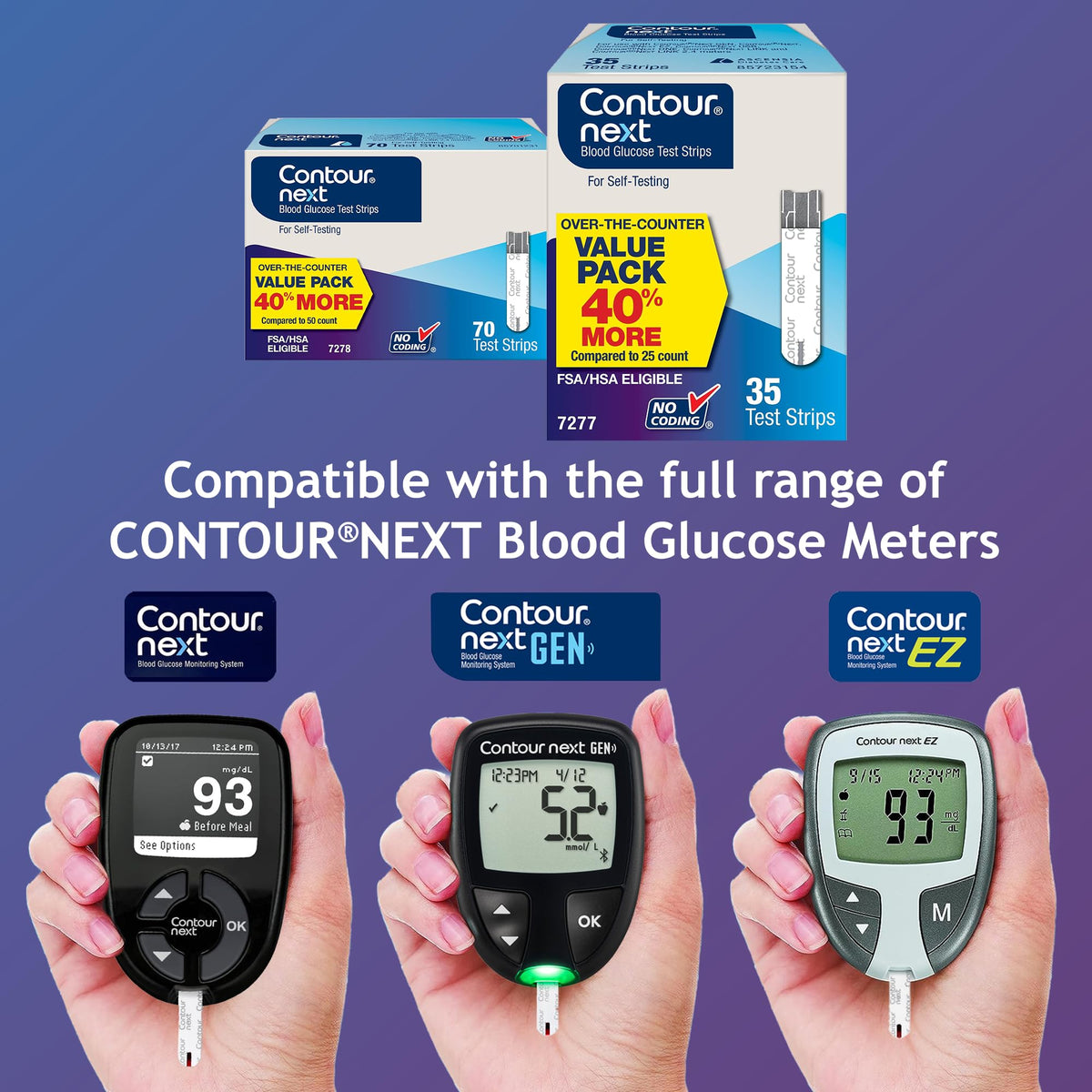 Blood Glucose Test Strips 105 Count A1151