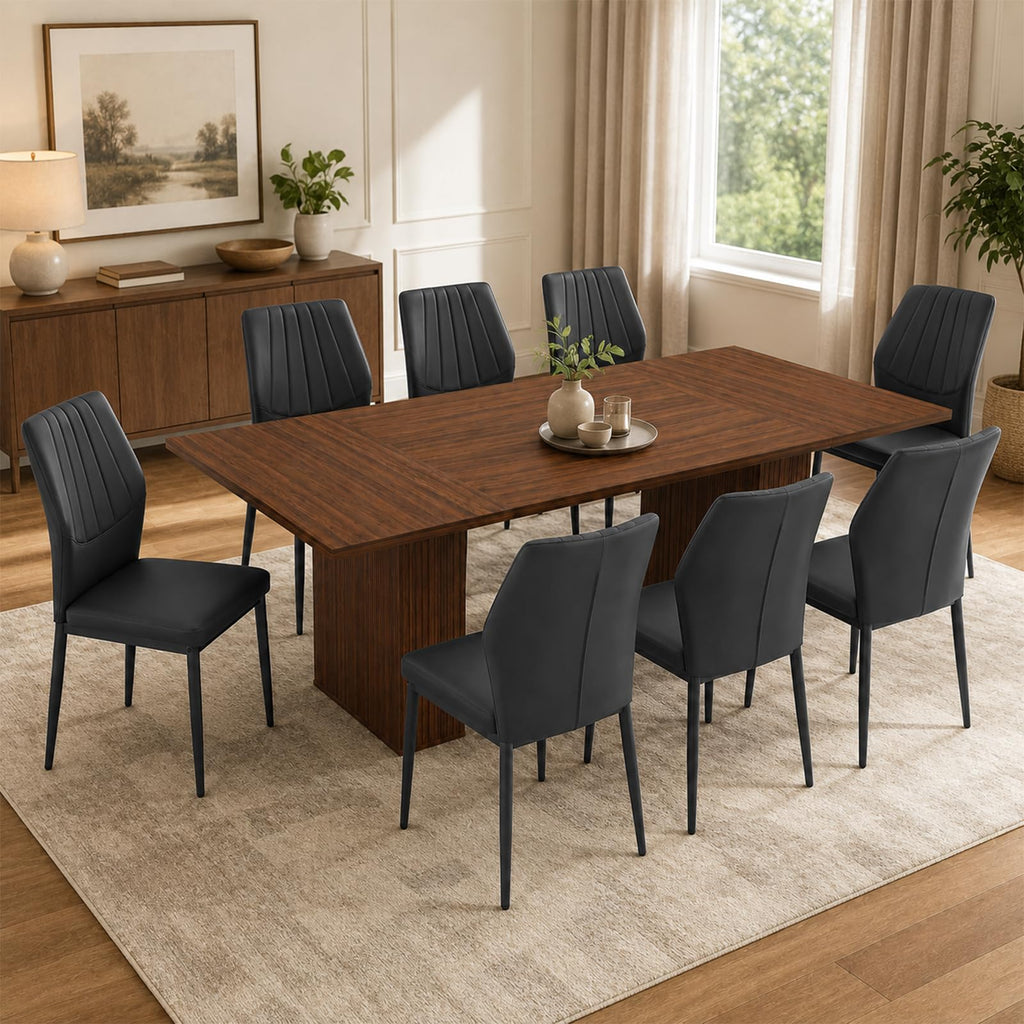Rectangular 9 Piece Dining Table Set U685