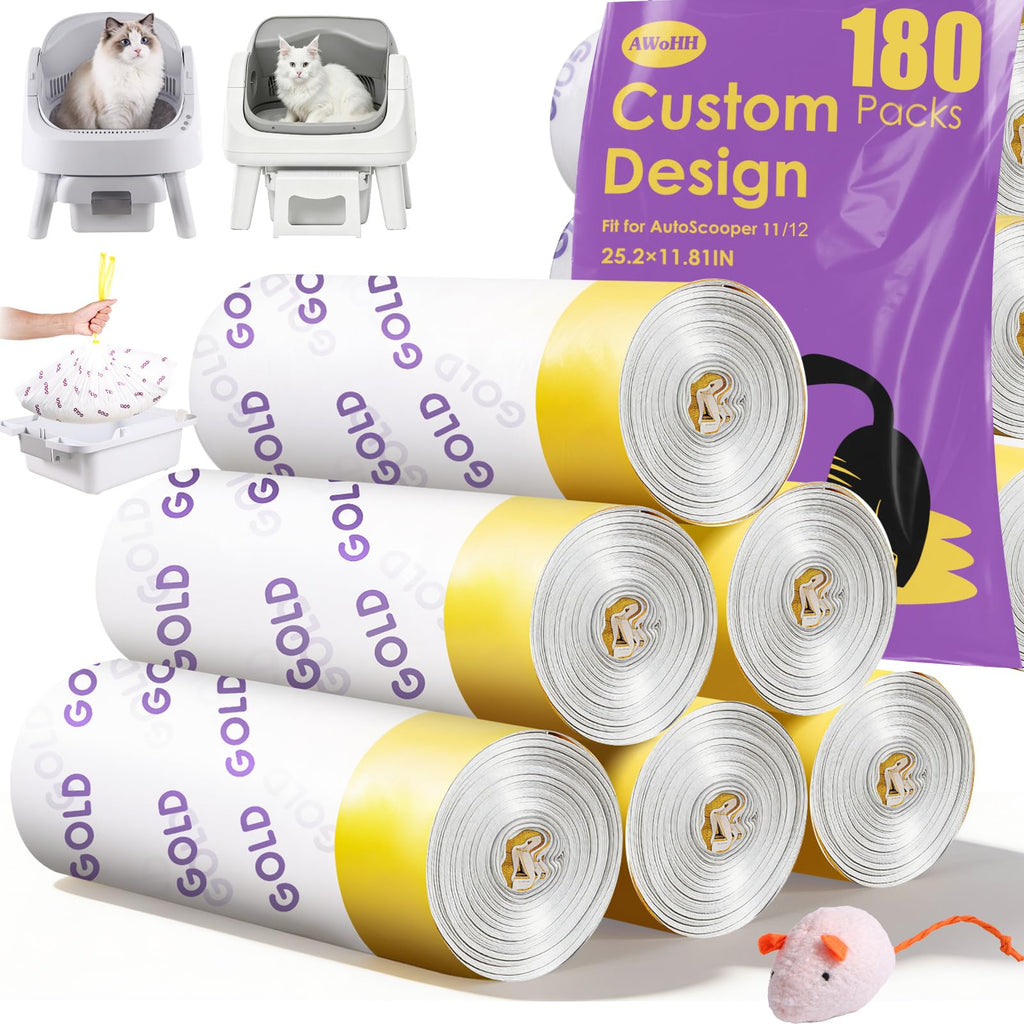 180 Count Automatic Cat Litter Bags Y84682