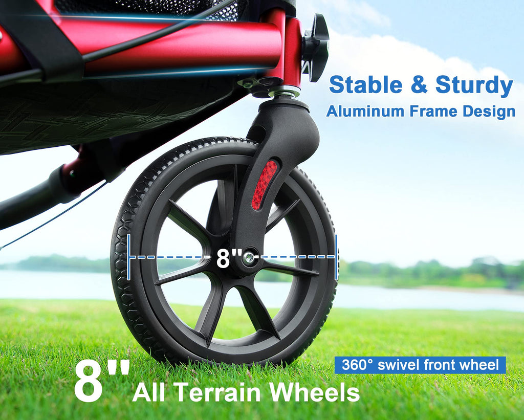 3 Wheel Rollator Walker with Seat I452