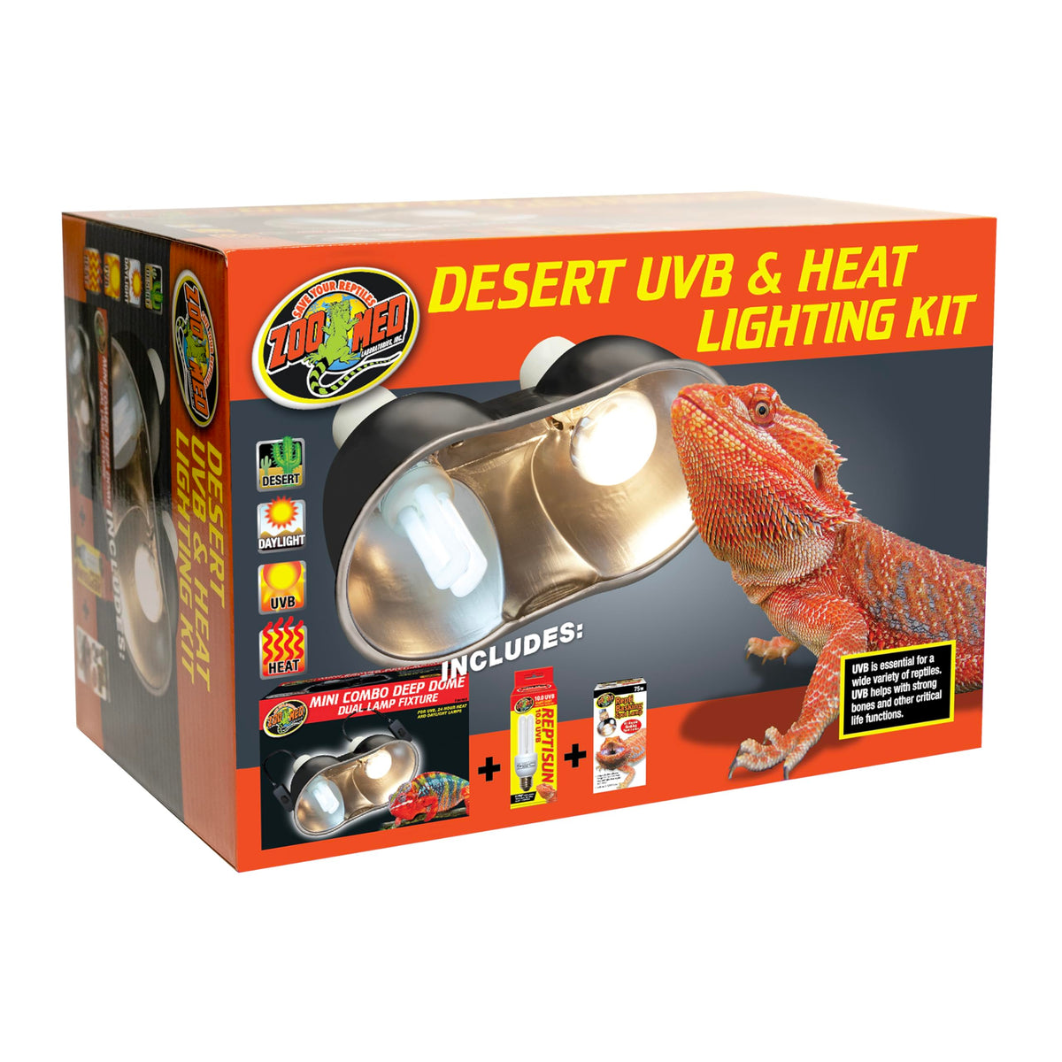 Desert UVB & Heat Lighting Dual Kit J375