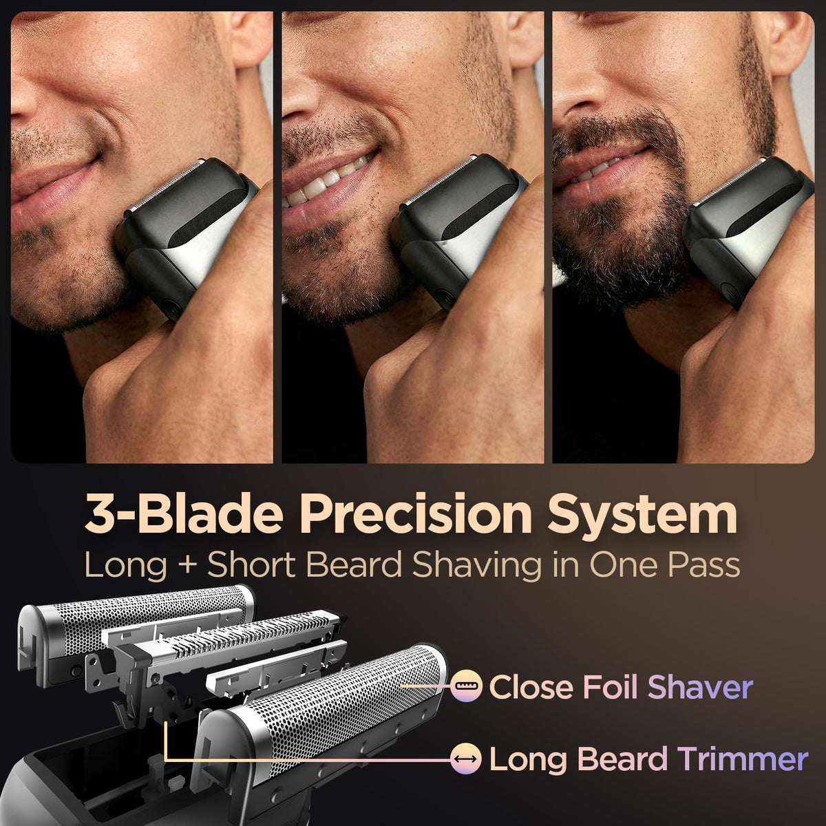 Portable Mini Electric Foil Shaver with Case P20586