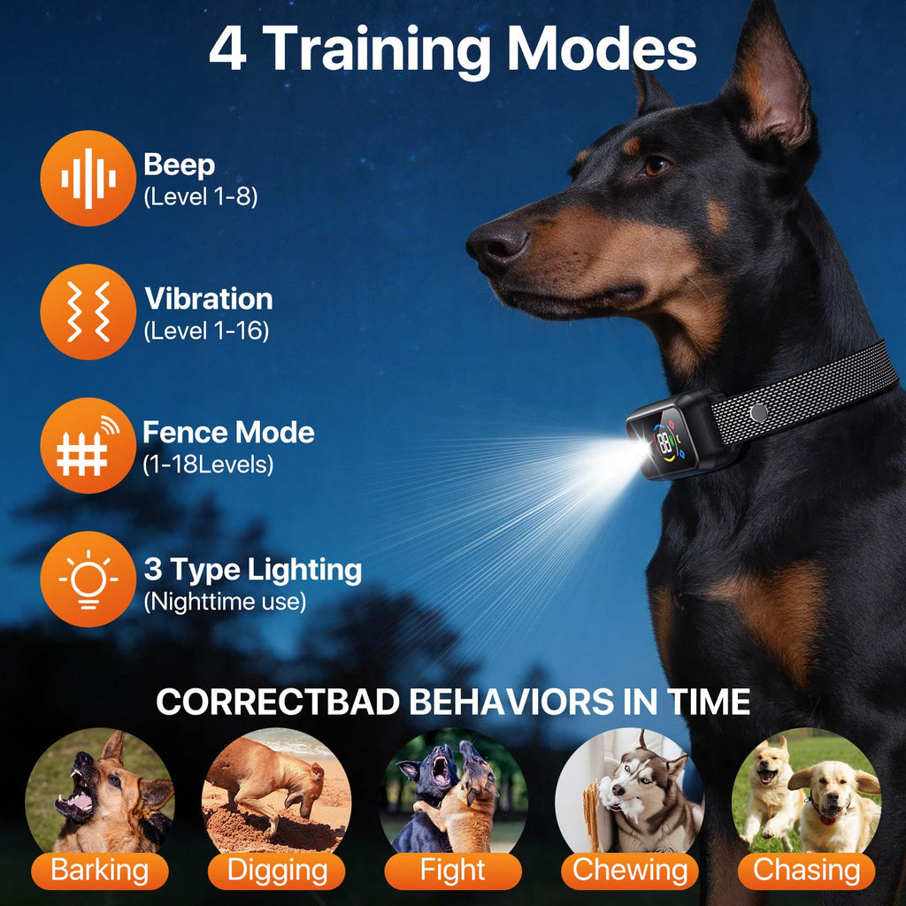Wireless Dog Collar Fence System & Training Collar W538060