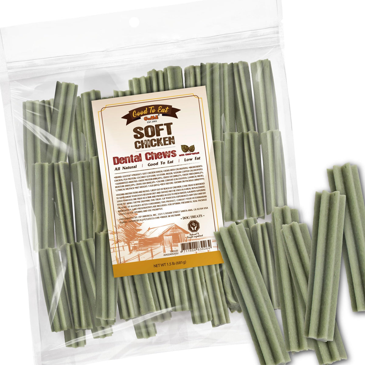 Soft Chicken Dog Treats 1.5 lb I50156