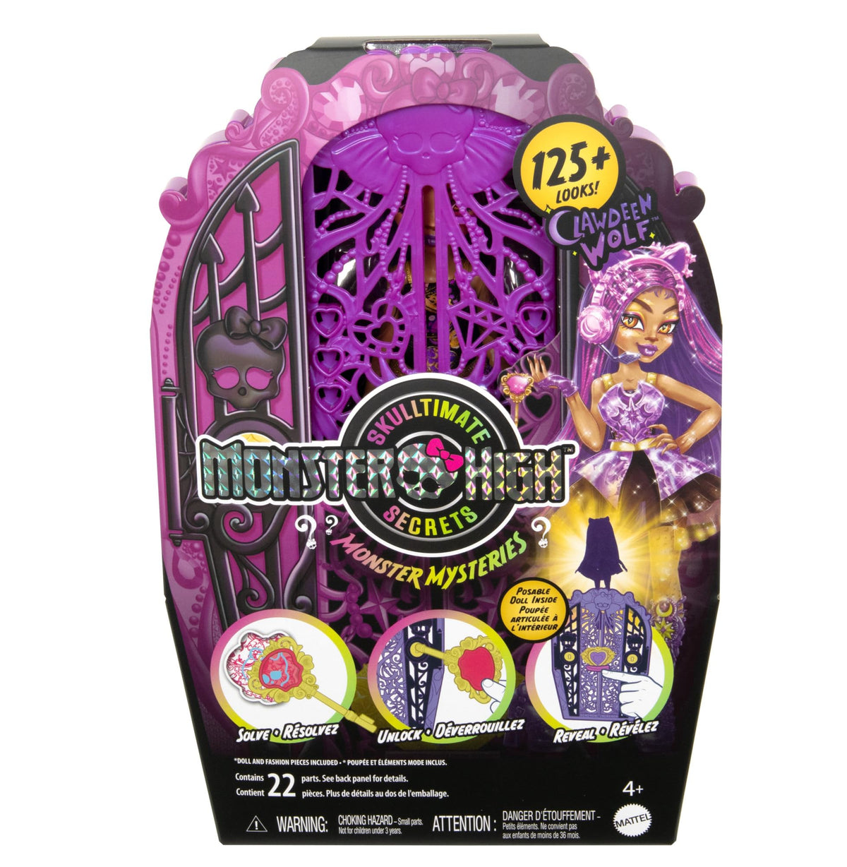 Doll with Wardrobe and 19 Accessories Z54305