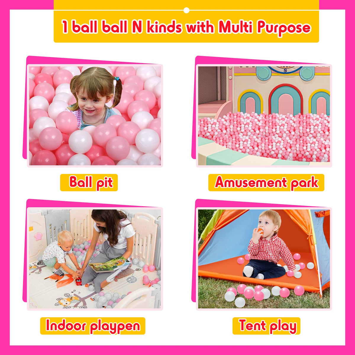 100 Ball Pit Balls S116