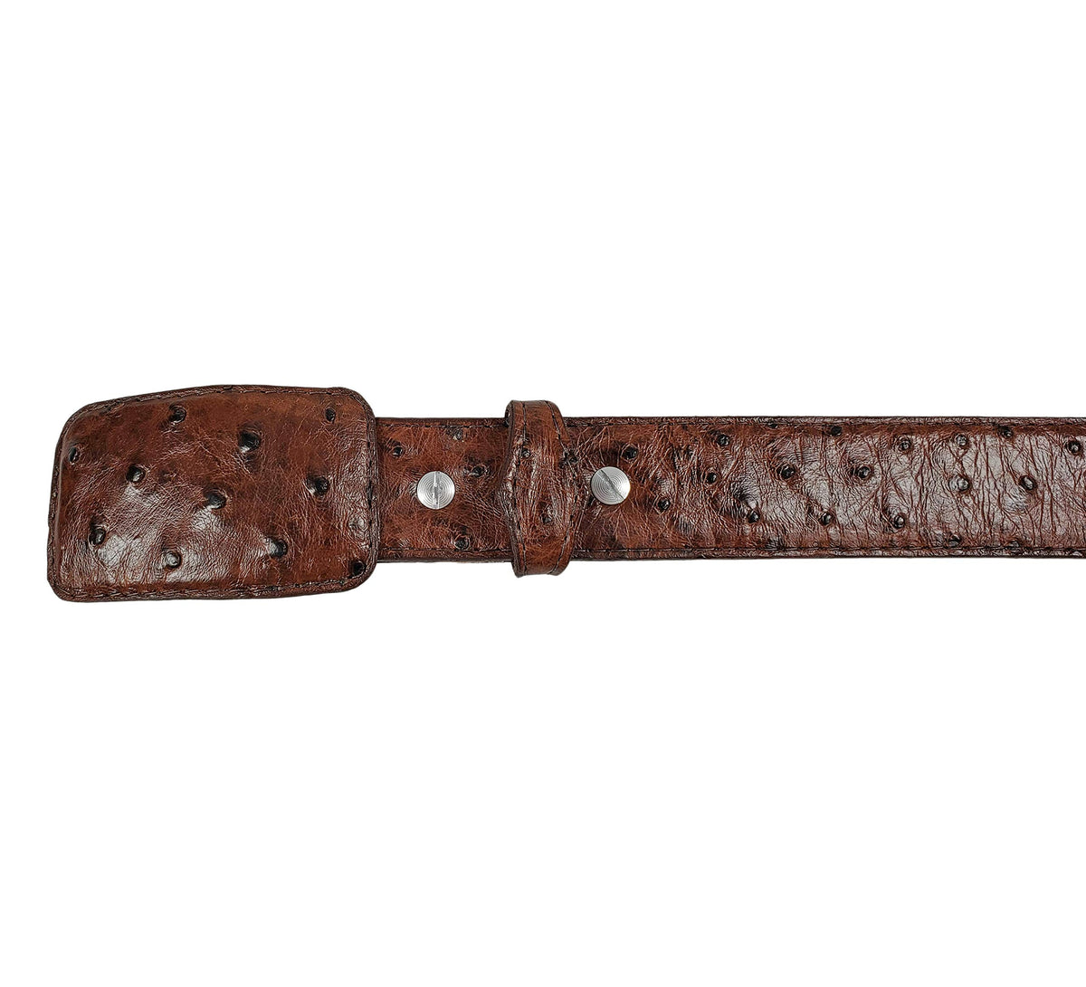 Men's Genuine Ostrich Leather Western Belt F183712