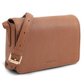 Genuine Leather Crossbody Shoulder Bag with Adjustable Strap F74210