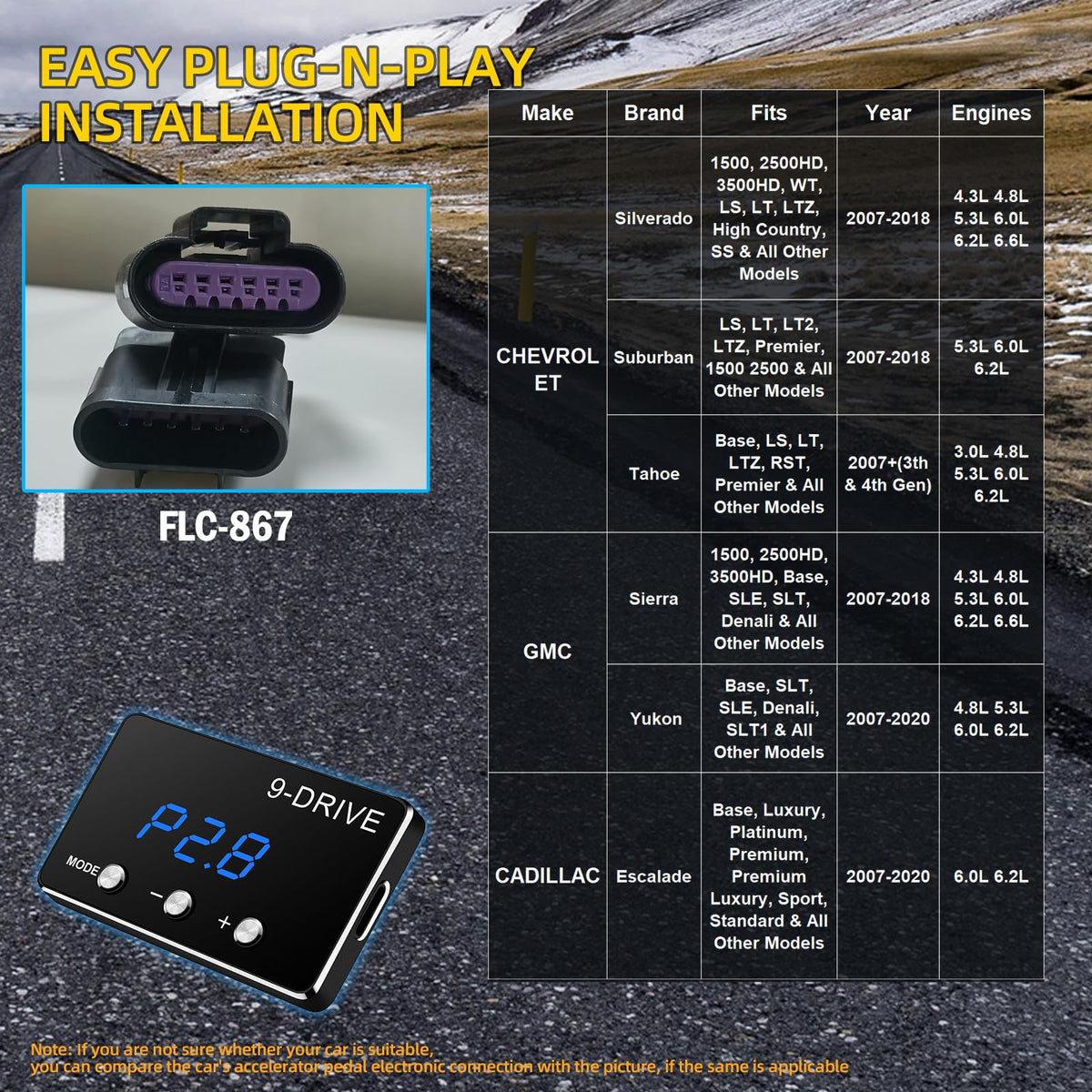 9 Drive Modes Electronic Accelerator C240