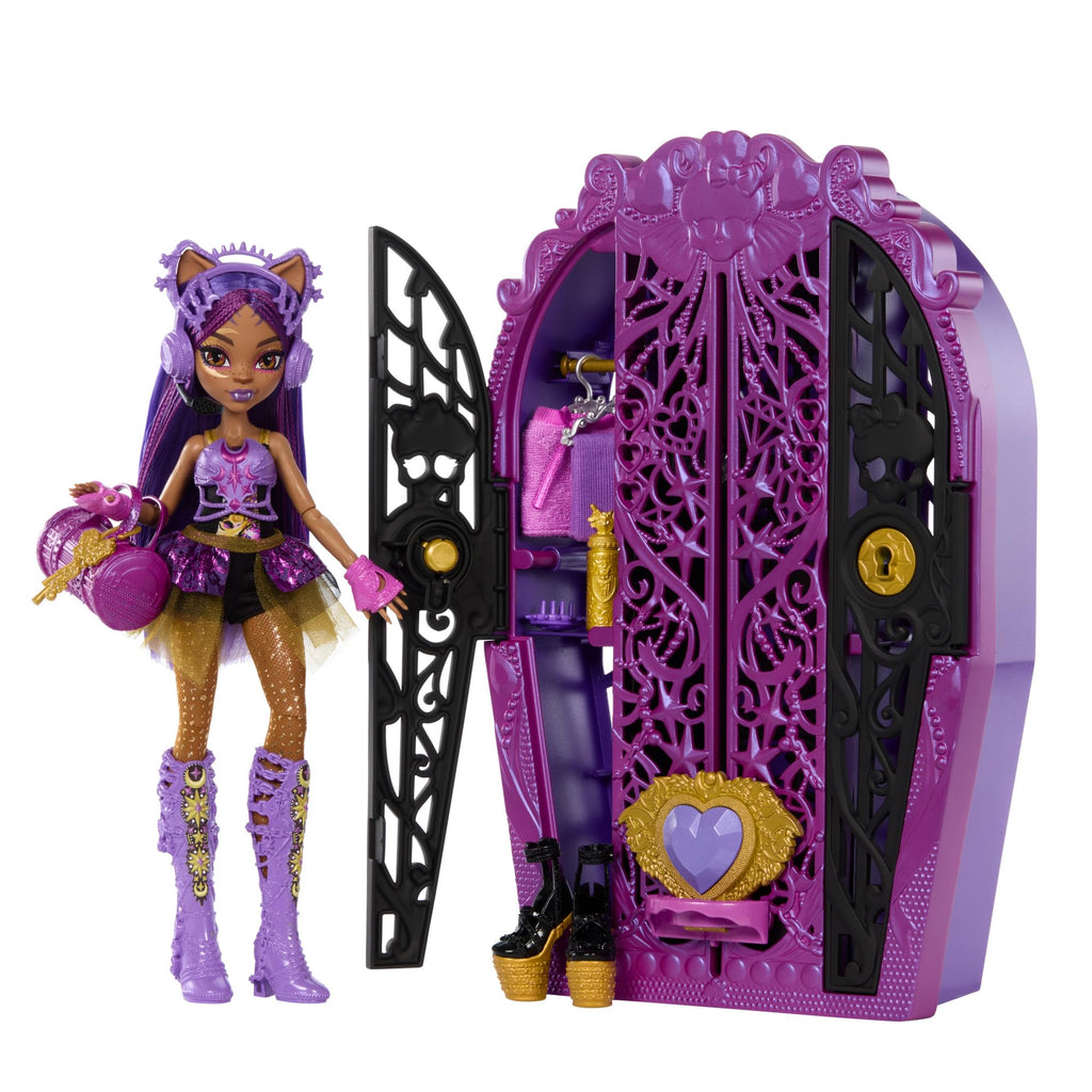 Doll with Wardrobe and 19 Accessories Z54305