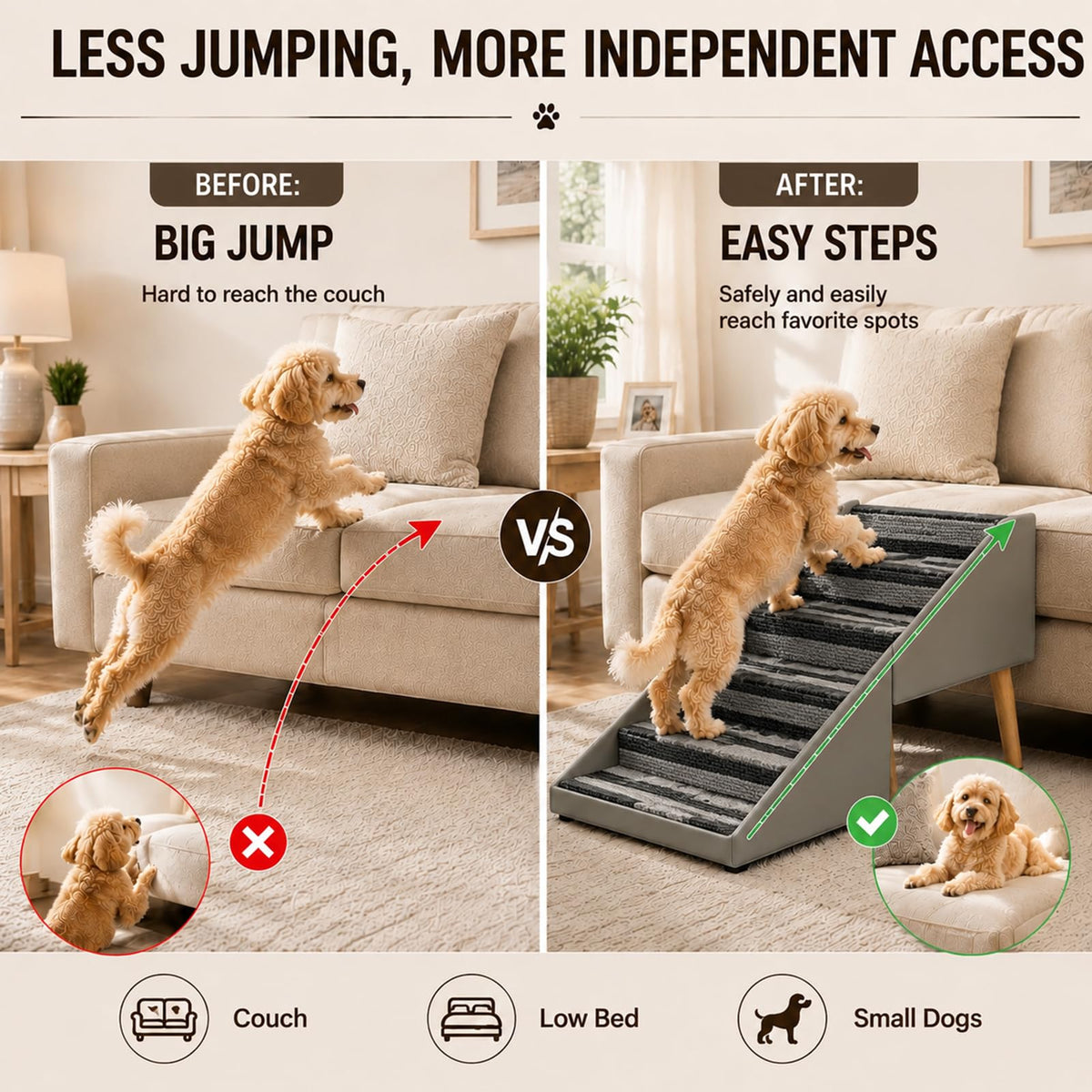 Small Dog Stairs G489