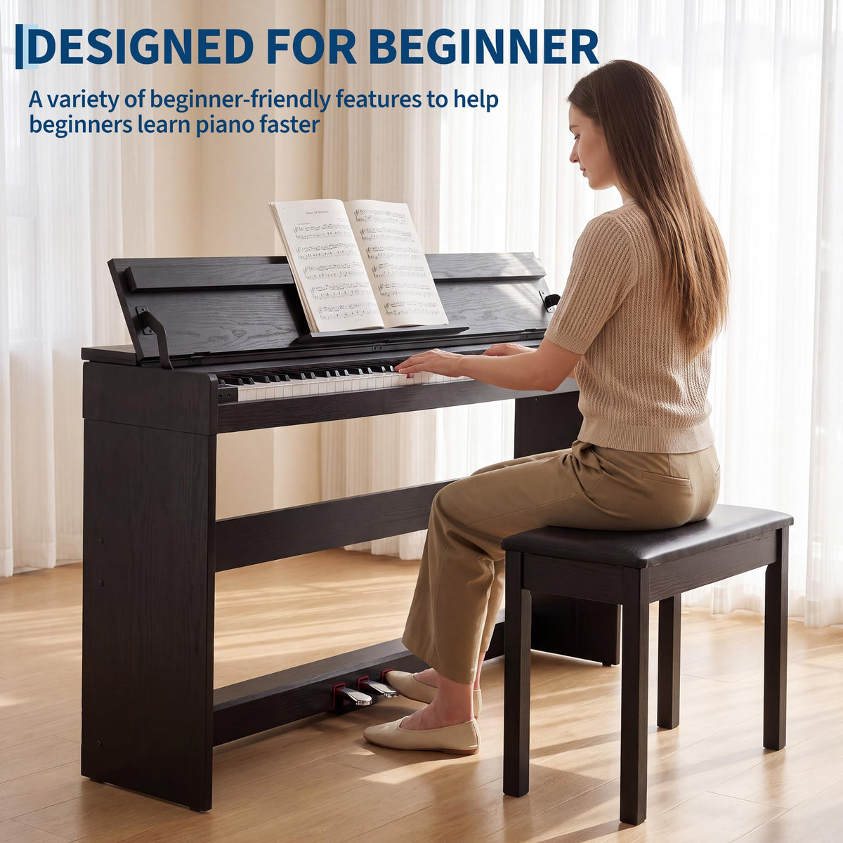 88-Key Weighted Hammer-action Digital Piano G754568