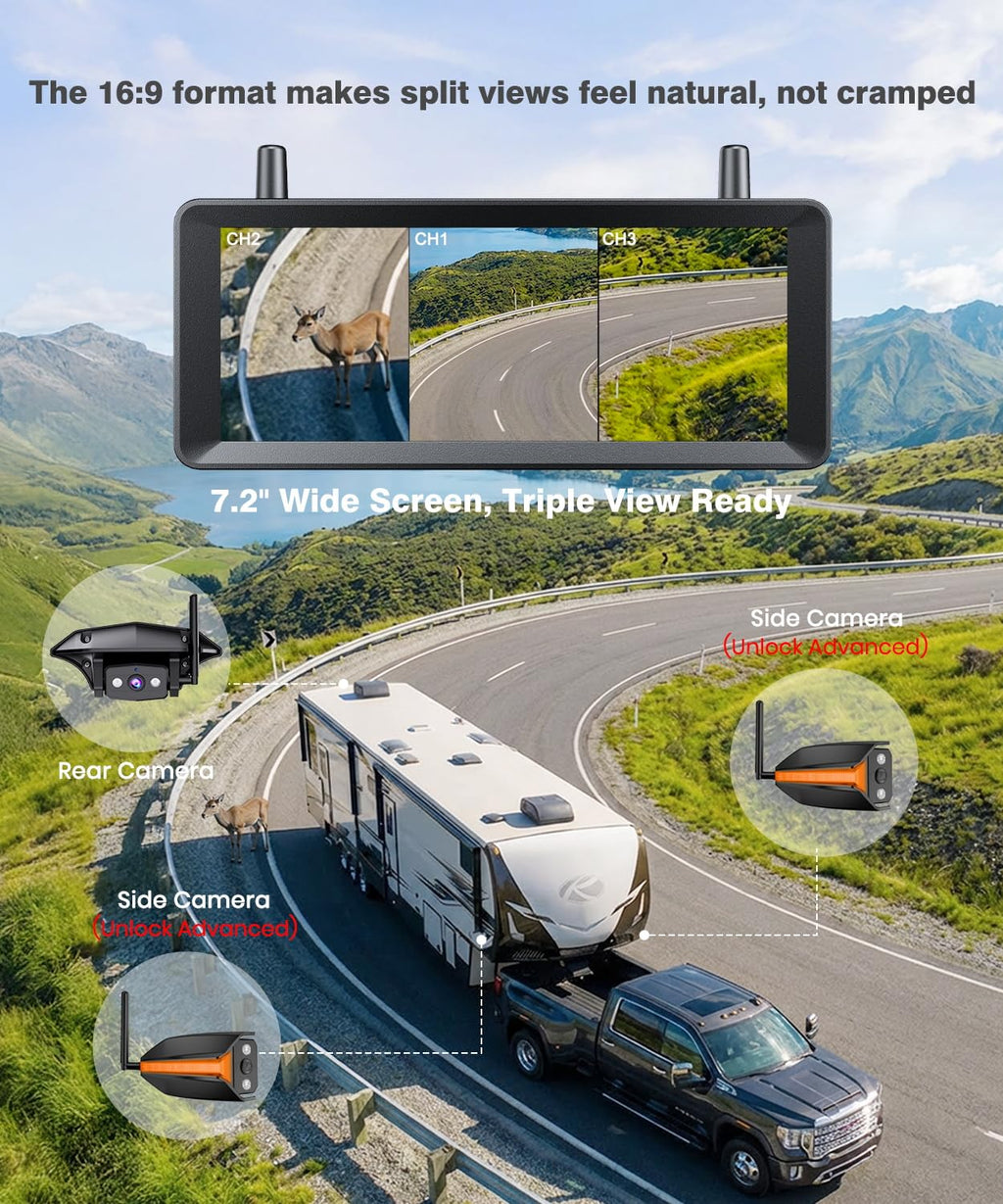 Wireless RV Backup Camera H112