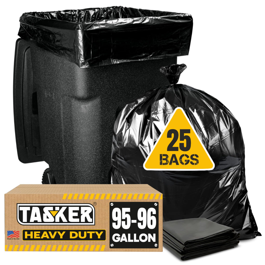 95 Gallon 2 Mil Heavy Duty Trash Bags 25 Count K9500