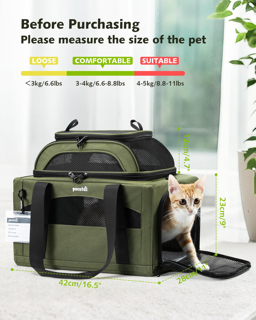 Expandable Airline Approved Pet Carrier J901213
