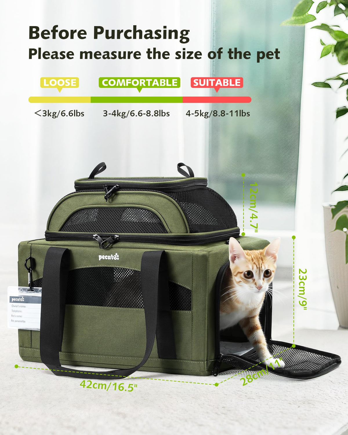Expandable Airline Approved Pet Carrier J901213