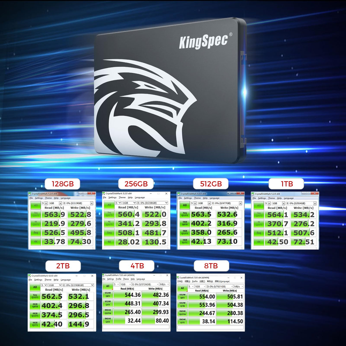 4TB 2.5 SATA III Internal SSD X554