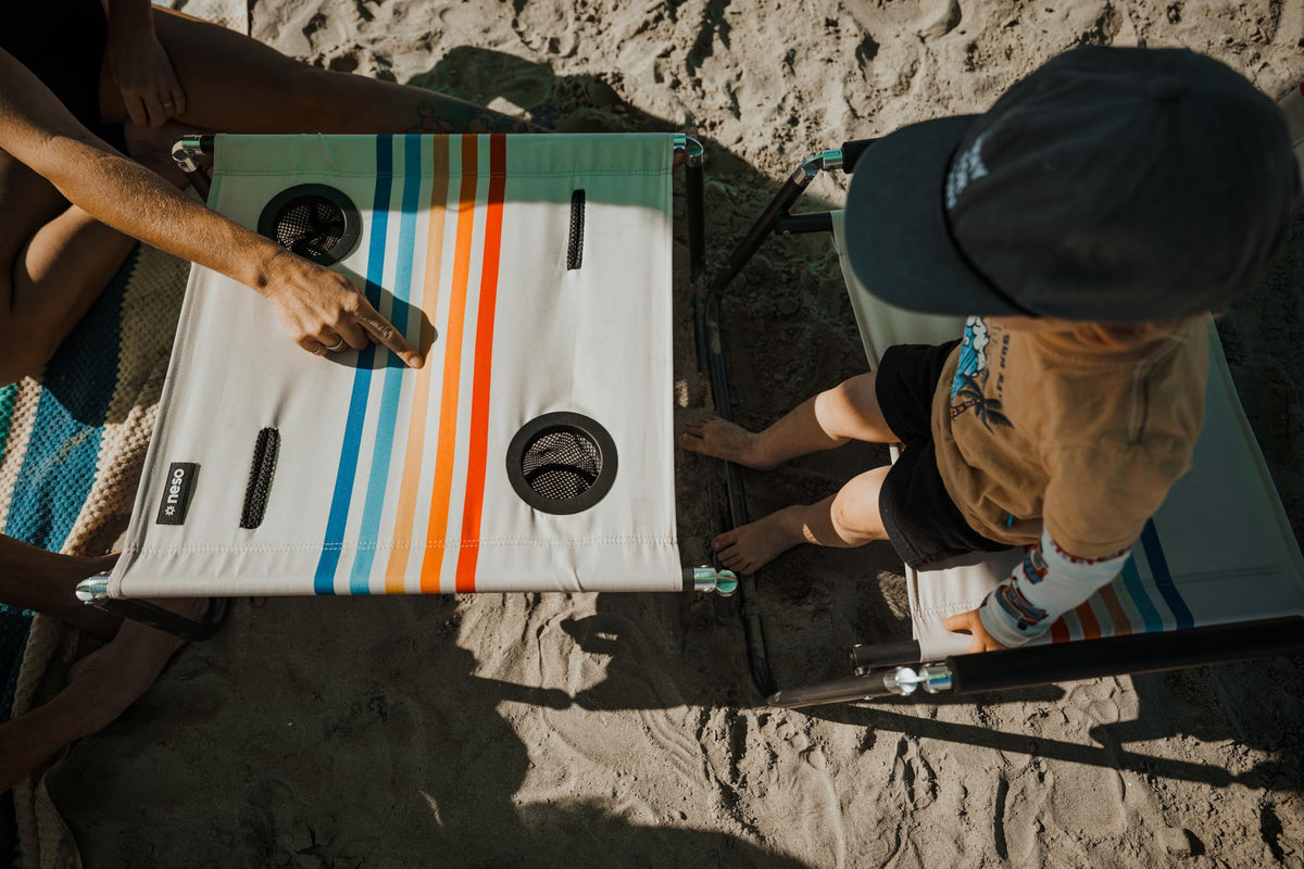 Lightweight Portable Foldable Beach Table with Cup Holder V522